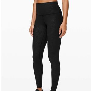 lululemon Align Pant 25” - Stride Emboss Black